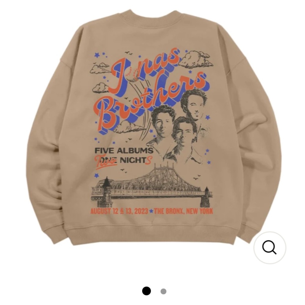 Jonas Brothers Yankee Stadium Sweatshirt